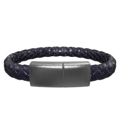 Black - 2‑in‑1 Charging Bracelet